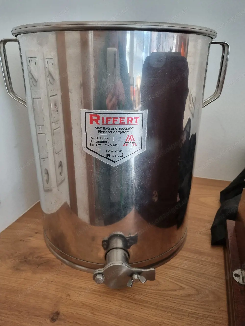 Honigabfülltopf Edelstahl