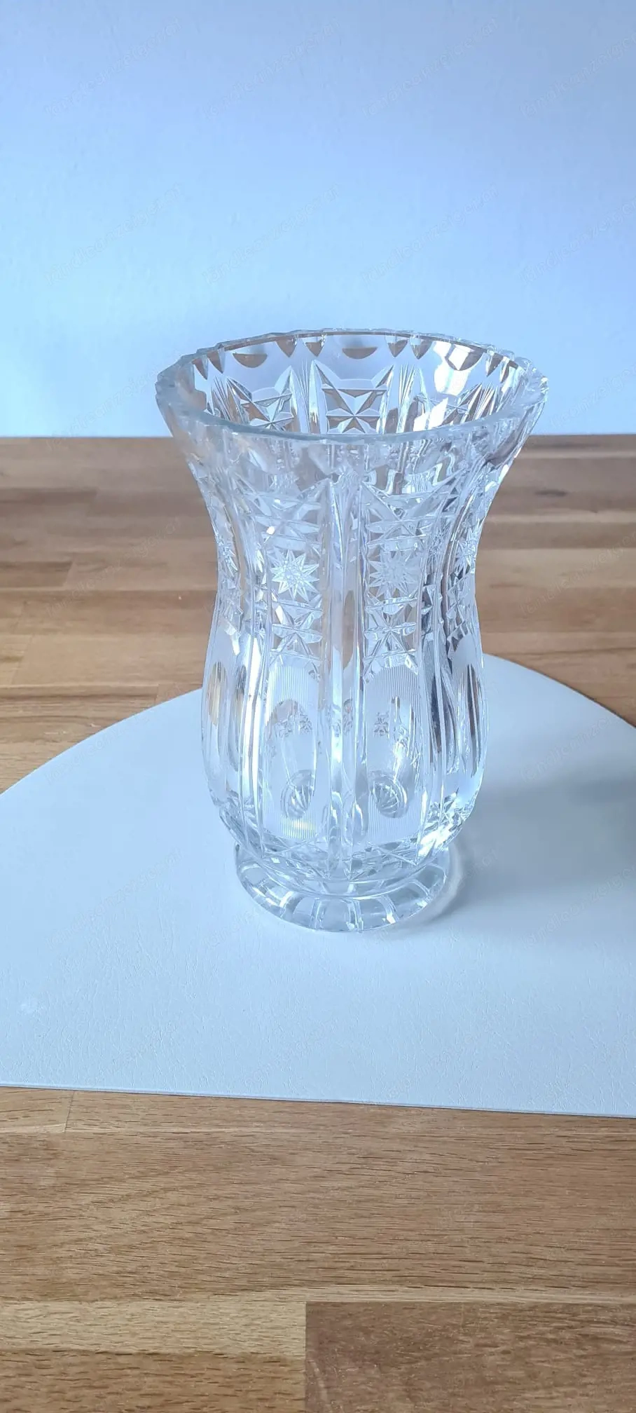 2x Kristallvase und 1x Bonboniere