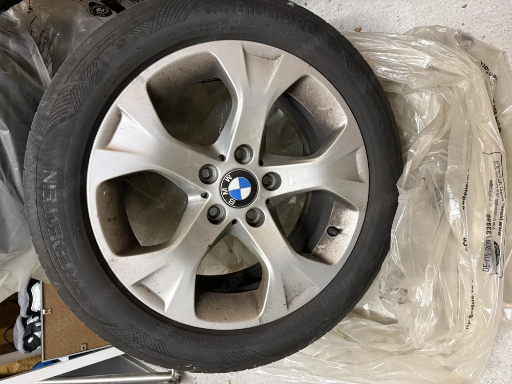 BMW Alufelgen mit Sommerreifen 17 Zoll 