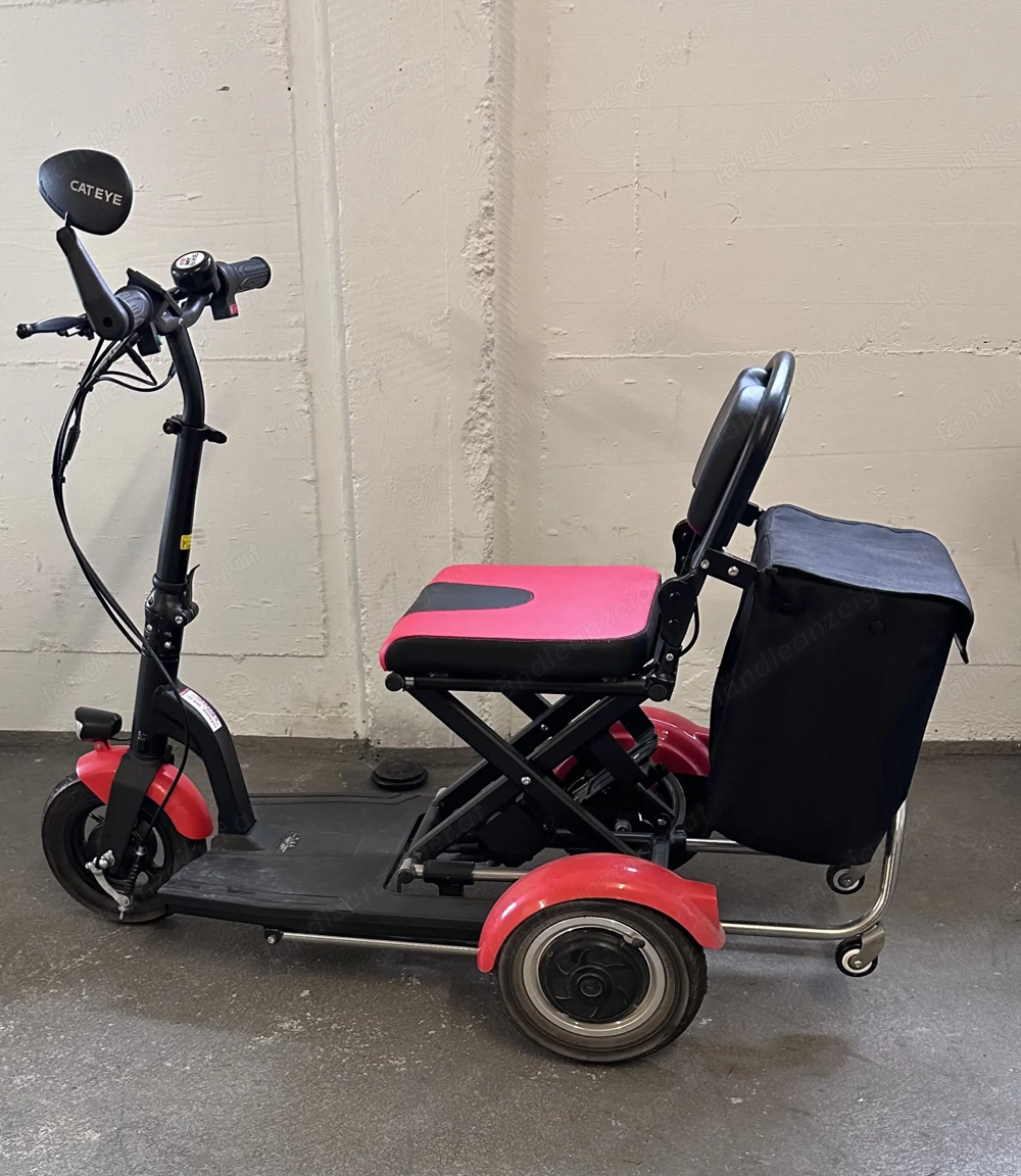 E-Scooter - Elektro-Dreirad als Mobilitätshilfe