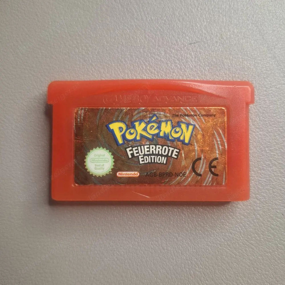 Pokemon Feuerrot Gameboy