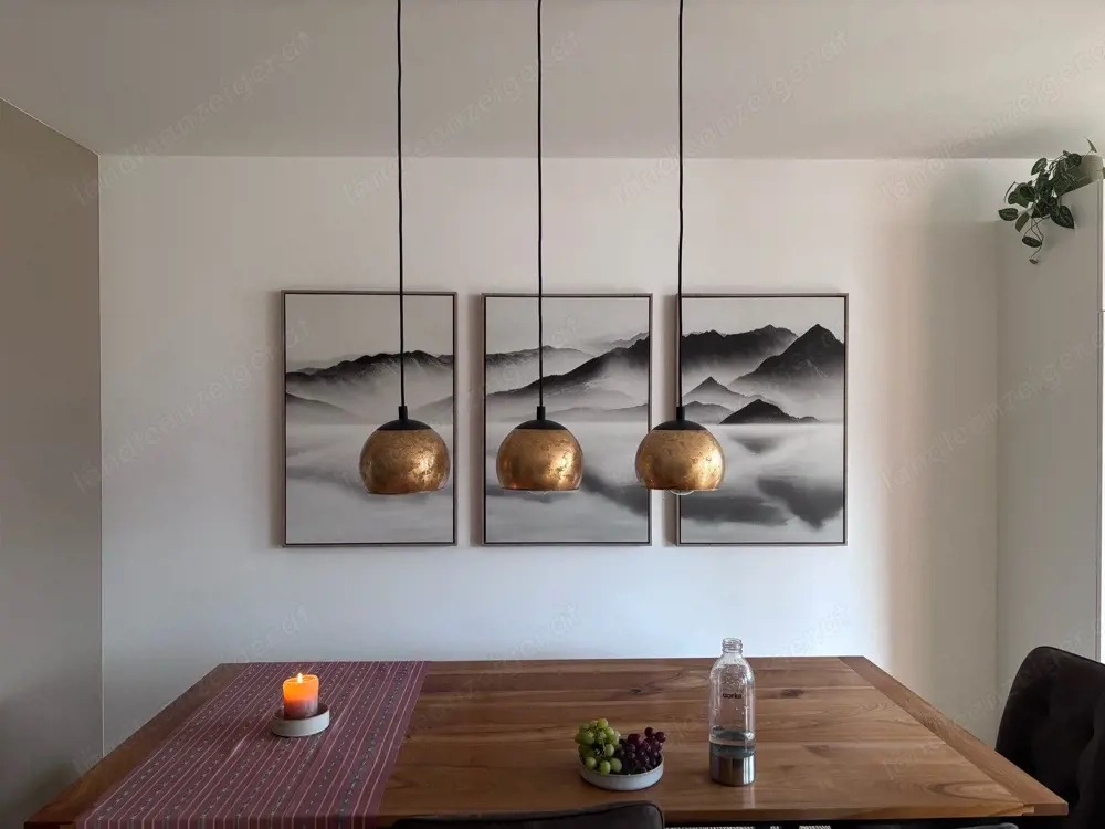 Wandbild 3er Set, sehr guter Zustand