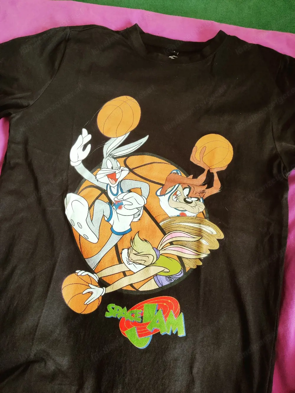 T-Shirt schwarz Gr. L Space Jam WB