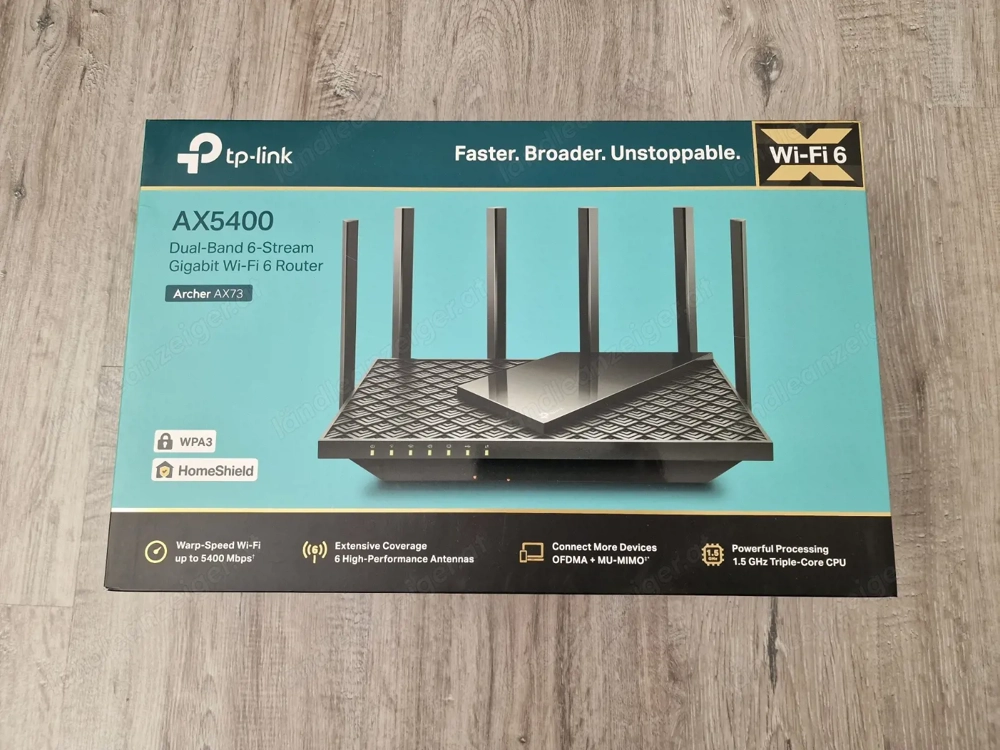TP-Link Archer AX73 AX5400 Dual-Band Wi-Fi 6 Router