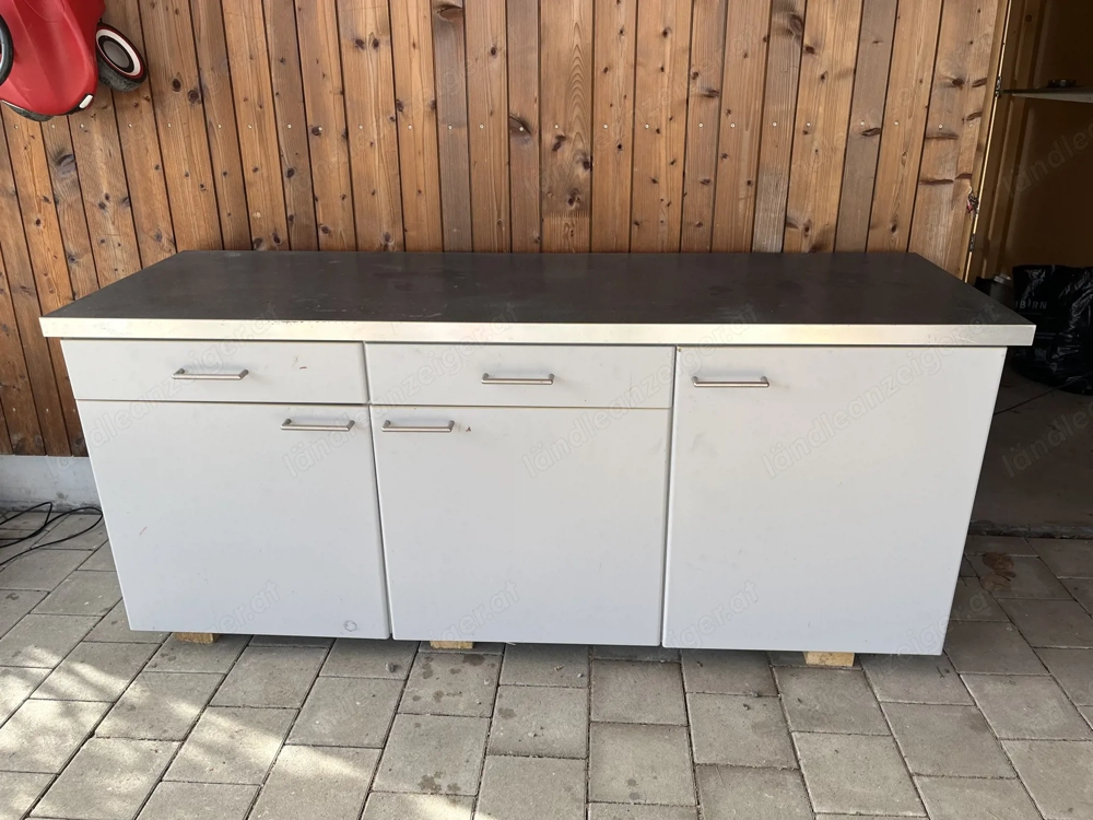 Kasten, Werkbank mit Arbeitsplatte für Schopf, Keller, etc