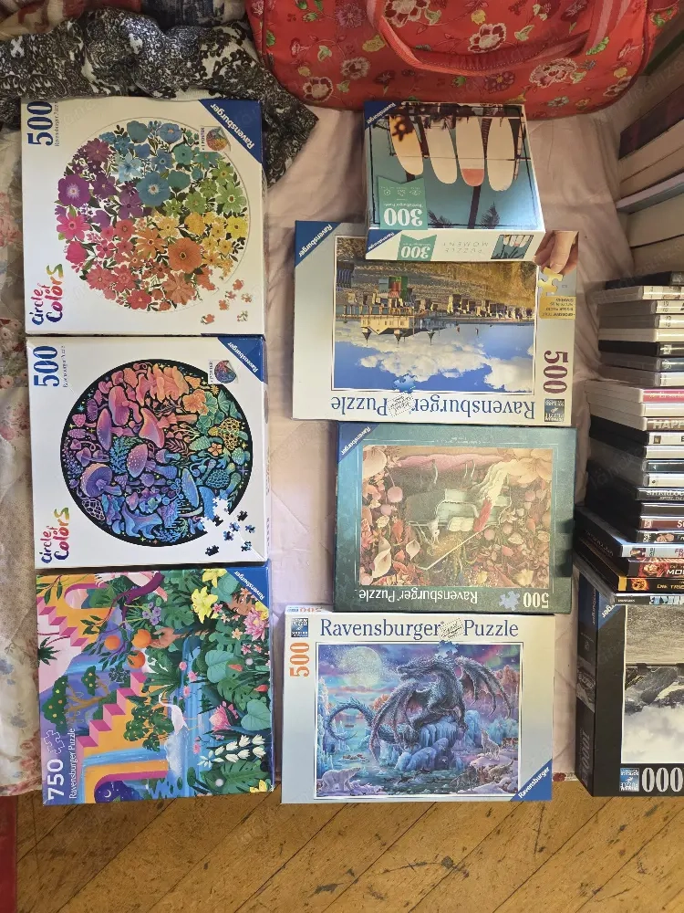 Puzzle mit verschiedenen Motiven