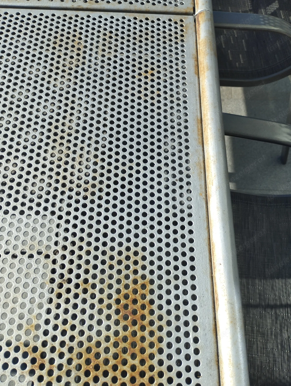 Gartentisch ausziehbar aus Eisen 