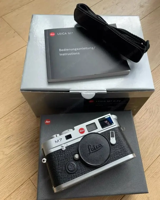 Leica M7 0.72 Silberchrom, nahezu neuwertig