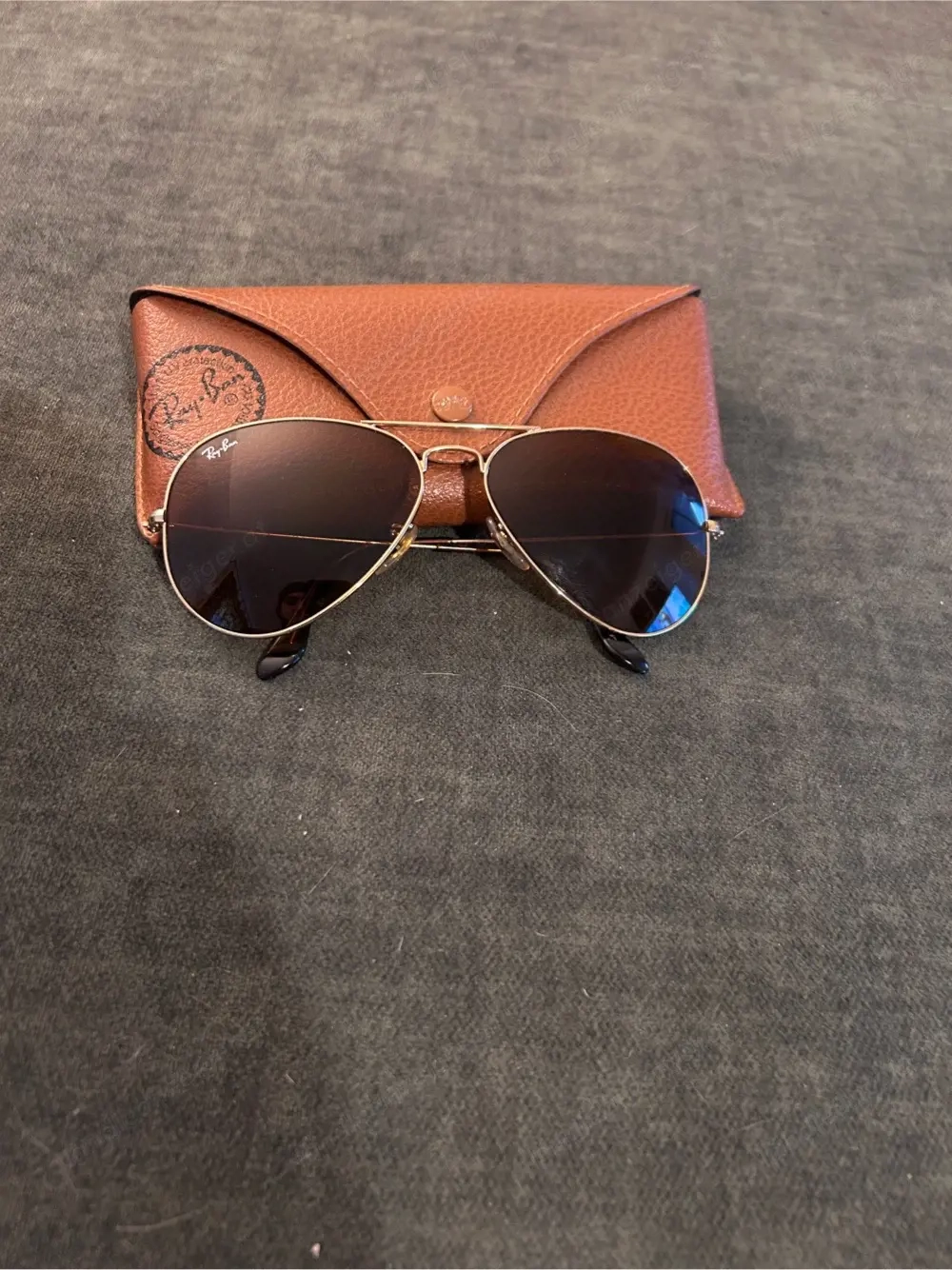 Ray-Ban Brille mit Case - Aviatior Large Metal