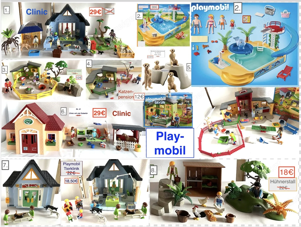 Stark reduziert PLAYMOBIL Clinic Hühnerstall Pool...