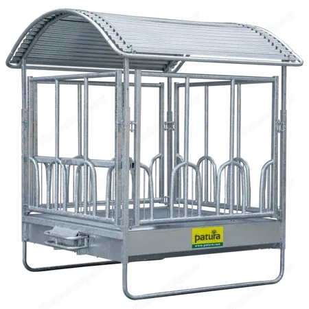 Patura Viereckraufe, mit Universal-Fressgittern