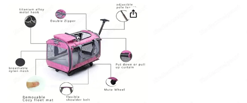 Multifunktions-Handtasche Pet Dog Travel Carrier 