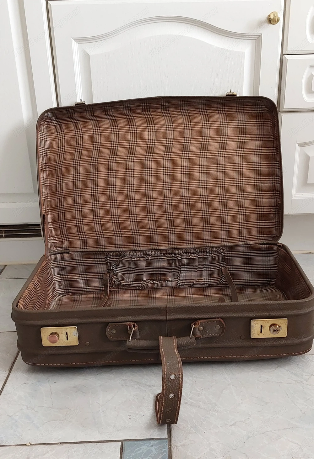 Antiker Koffer 1950er 1960er Jahre 