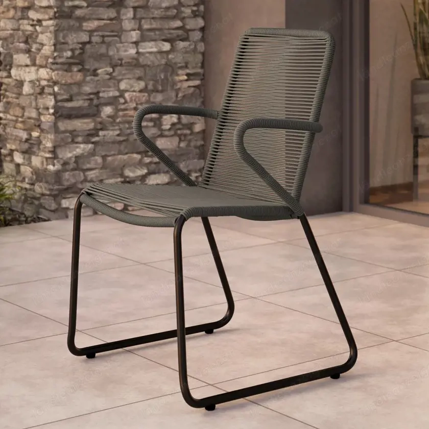 Beldano Gartenstuhl Stapelbar Trendy New Carbonstahl