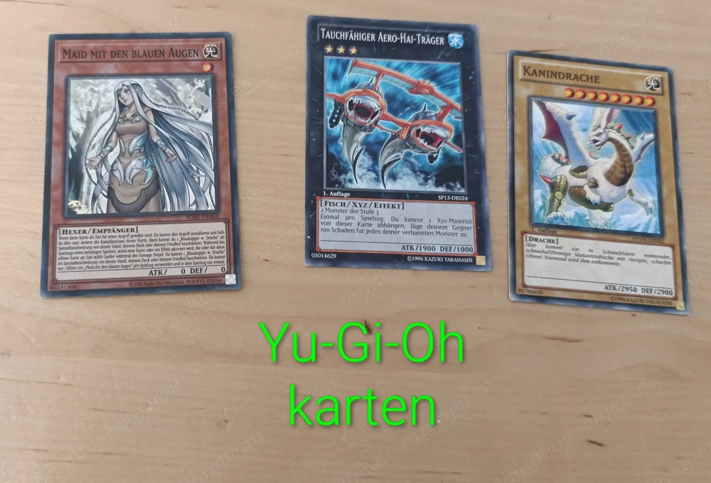 Yu-Gi-Oh Karten 3 Stück