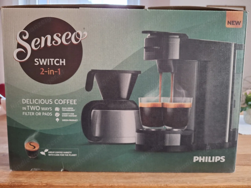 Kaffeemaschine Senseo Switch Filtermaschine   Padmaschine