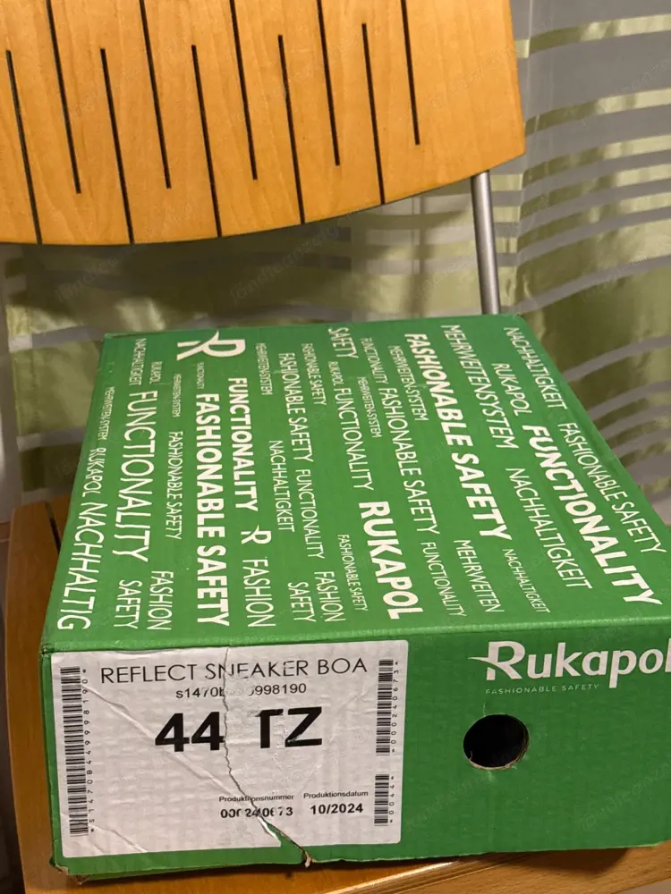 Rukapol sicherheits schuhe(sneaker Boa) gr. 44, halbe preis