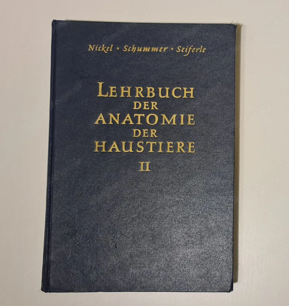 Lehrbuch der Anatomie der Haustiere Band II