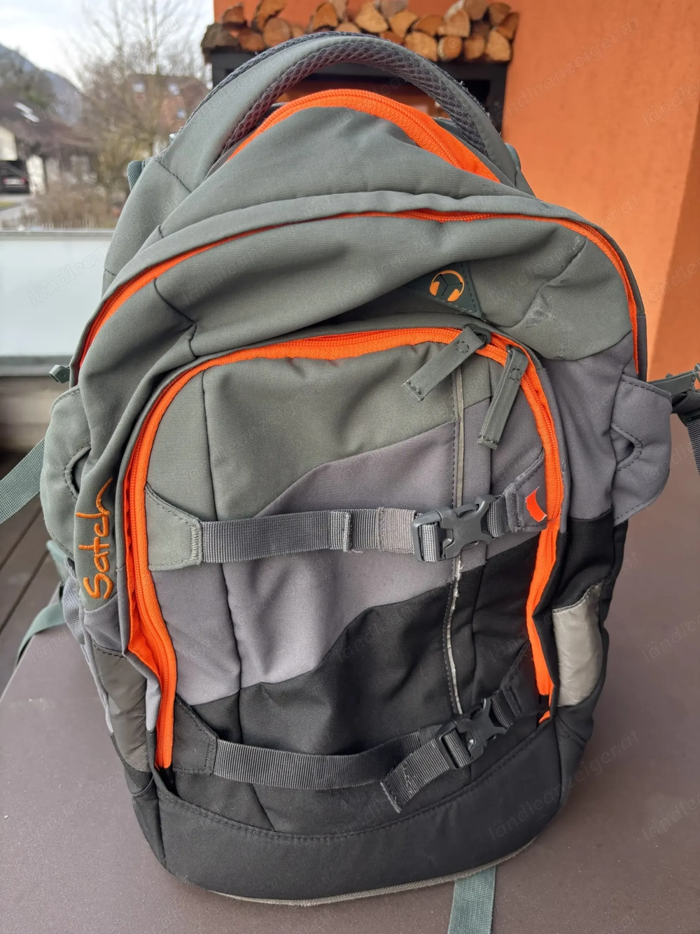 SATCH Schulrucksack olivgrün, Schultasche 