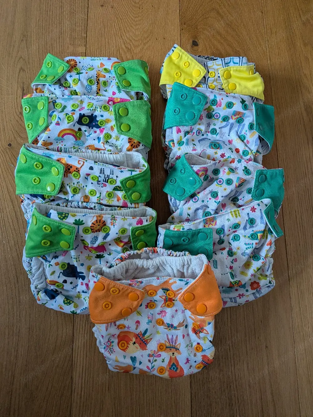 Stoffwindeln AiO von Blümchen 