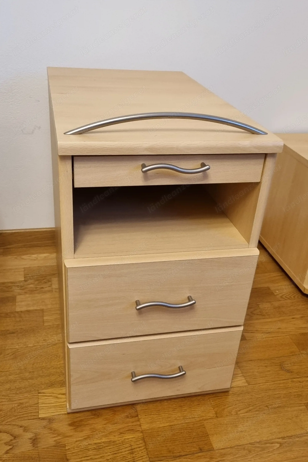 Rollkasten für Schreibtisch mit organizer Fach