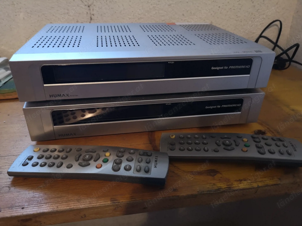 2x Humax PR-HD 1000 mit Fernbedienung
