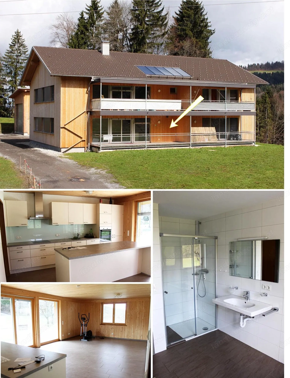 Dornbirn-Achrain: großzügige 4 Zimmer Whg., Wohnfläche 101m2; Provisionsfrei;