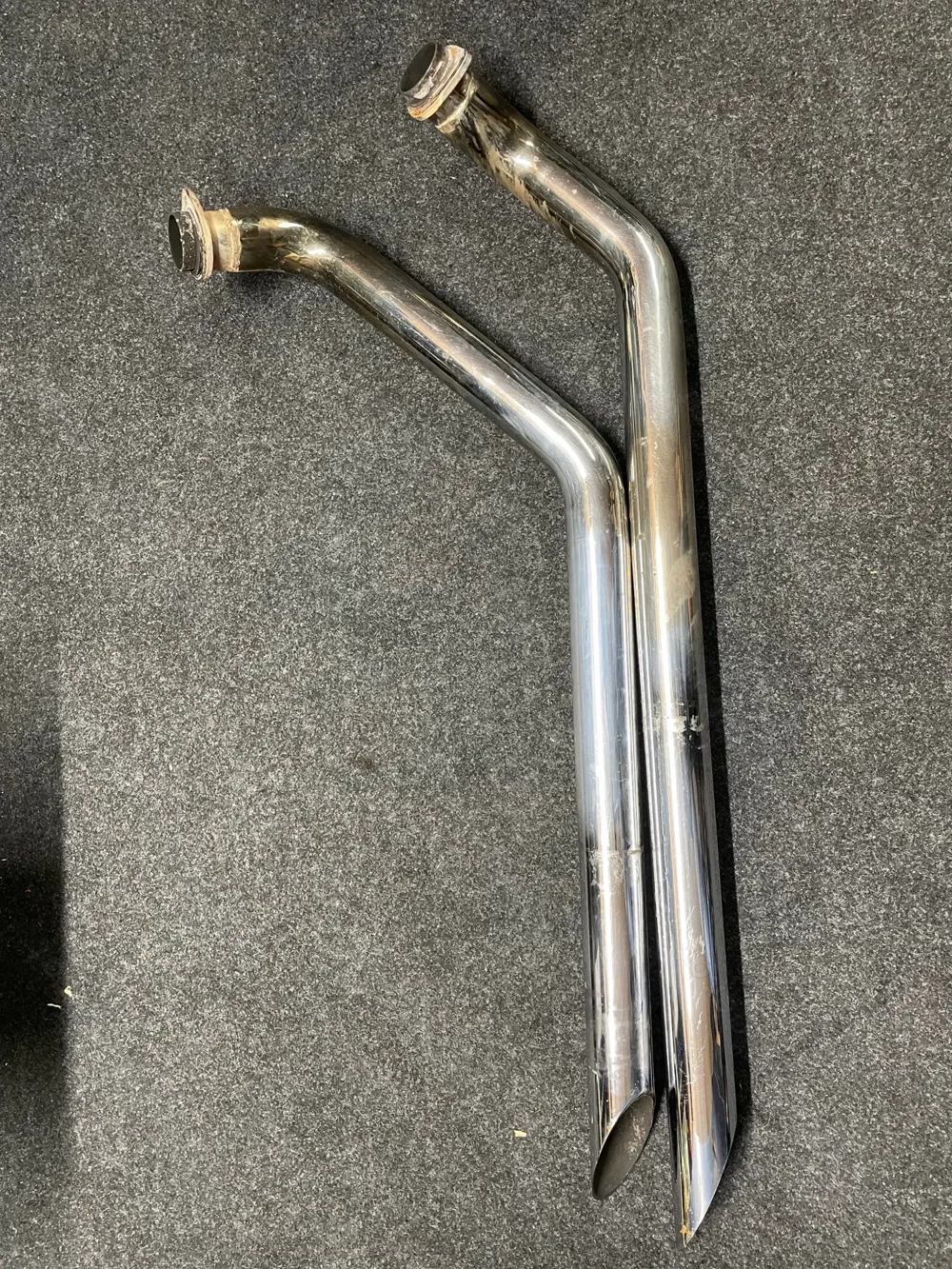 Auspuff Anlage für Harley Davidson Shovel Head