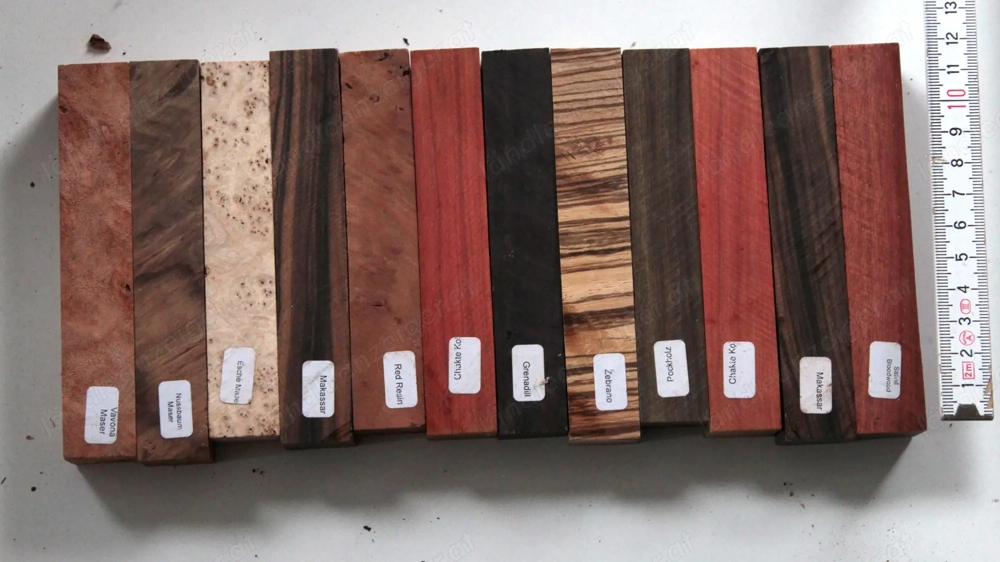 Drechselholz für Kugelschreiber   Pen Blanks   verschiedene Hölzer & Acryl