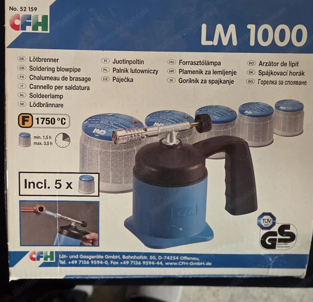 Lötbrenner LM 1000 von CFH