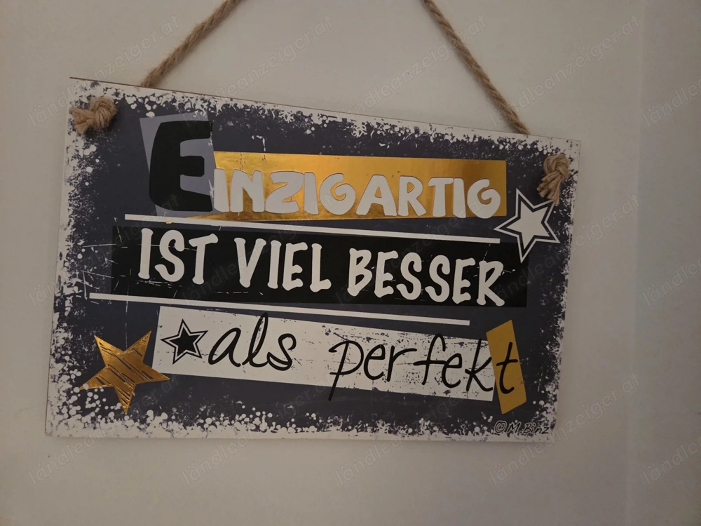 Schilder für Wand, Deko