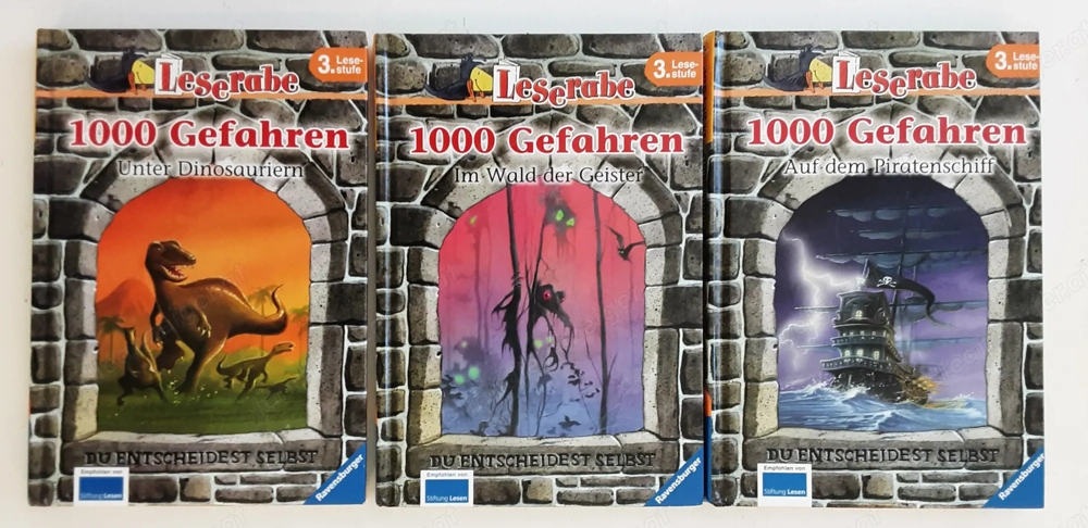 Leserabe 1000 Gefahren - Du entscheidest selbst 3.Lesestufe