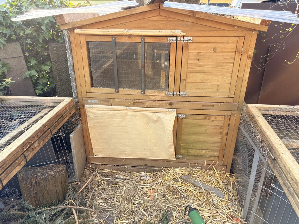 Kerbl Hasenstall doppelstöckig