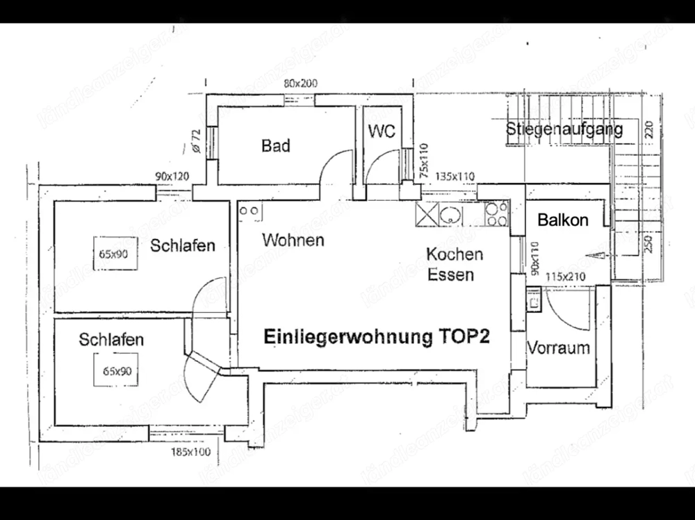 Vermiete schöne 3 Zimmer Einliegerwohnung