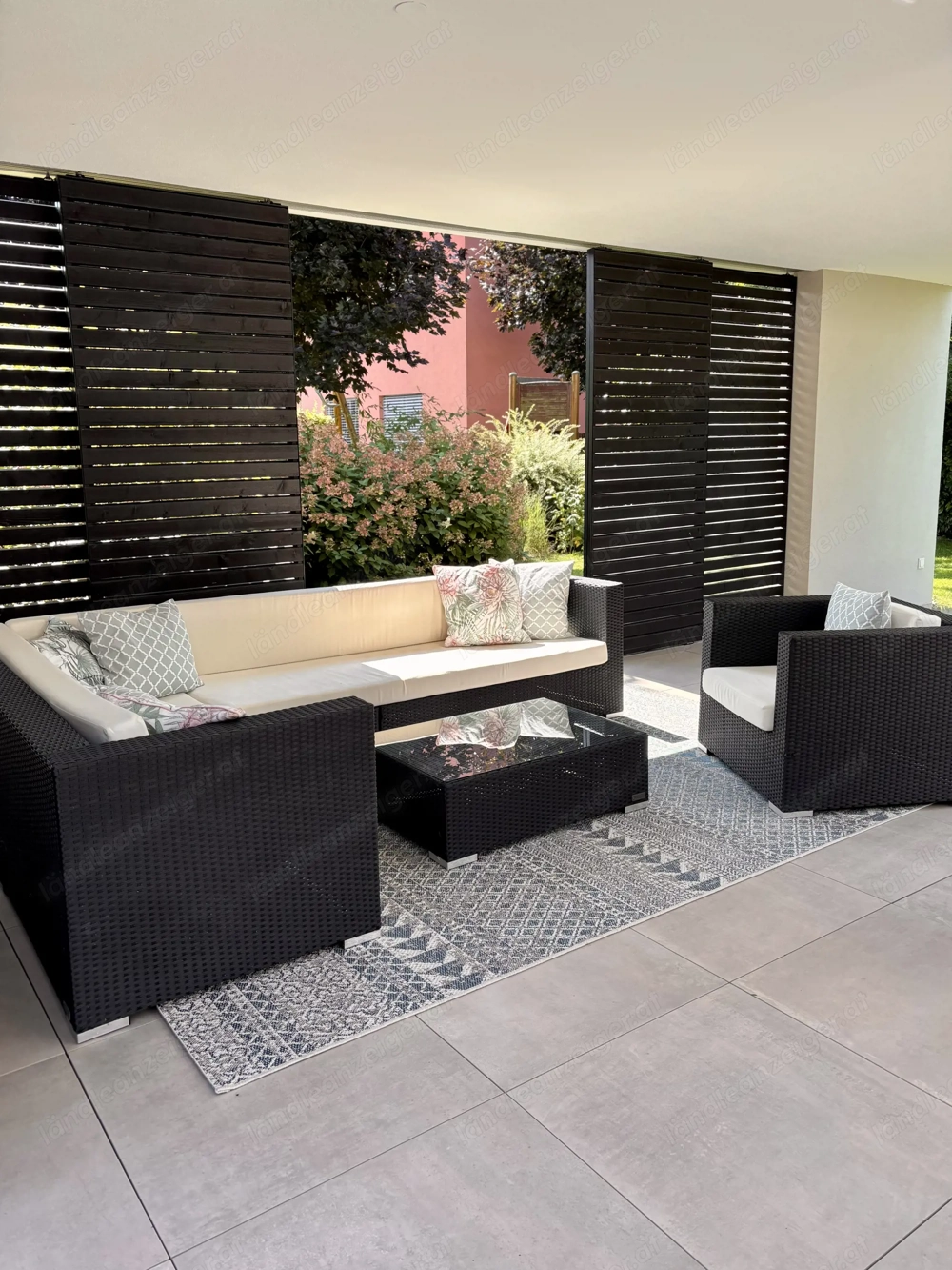 Lounge Garnitur für Terrasse und Garten 