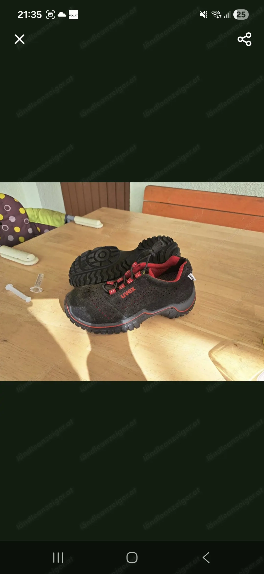 Uvex Stahlkappenschuhe größe 37