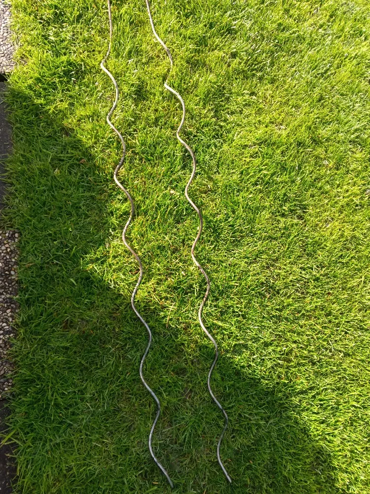 2 Bohnenstangen 180 cm