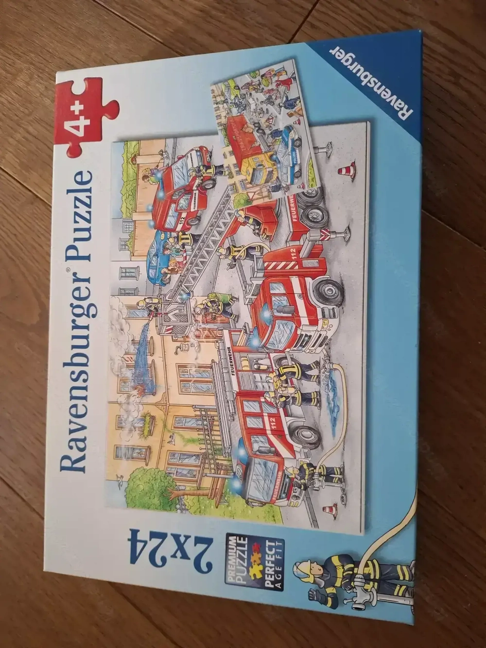 Puzzle Feuerwehr 2 x 24 Teile NEU + originalverpackt 
