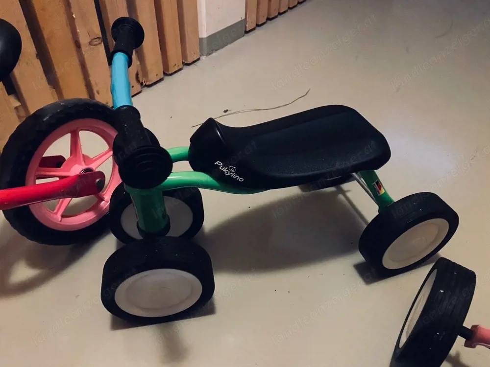 Kinder Laufräder 10    Stück + Wippe