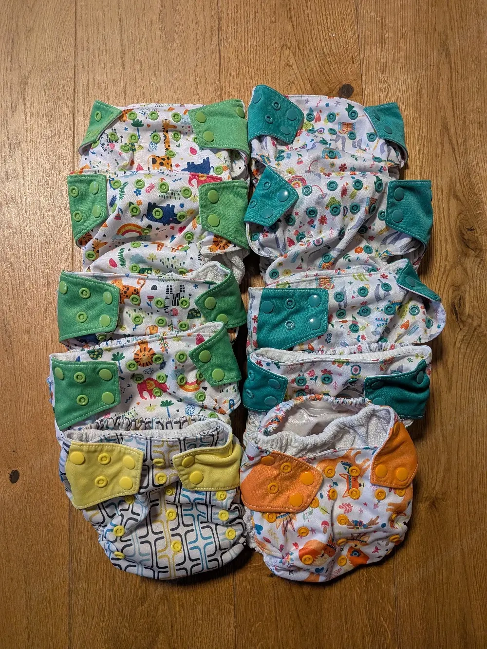 Stoffwindeln AiO von Blümchen 