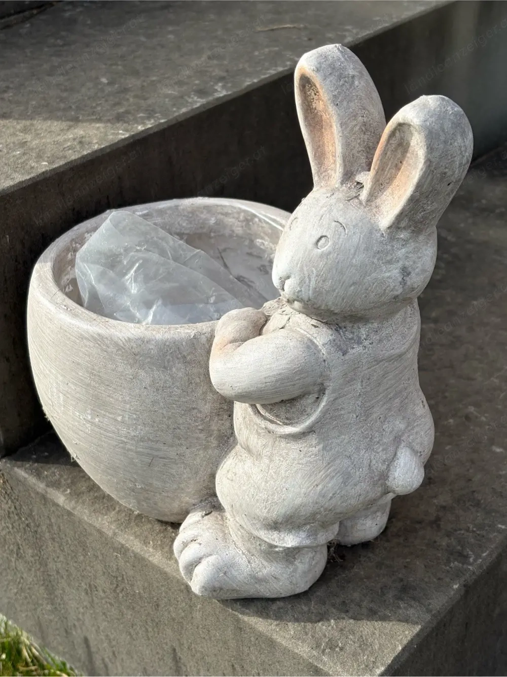 Osterhase Blumentopf Gartenblumen