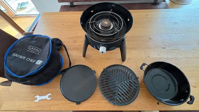Cadac Safari Chef 30 LP   Kompakter Gasgrill (50 mbar) 