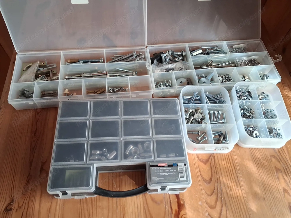 Plastikboxen zum Sortieren 