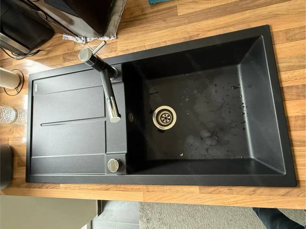 Blanco Spüle Metra XL 6 S 500x1000 mm schwarz "" gebraucht""  (ohne Wasserhahn!!!)