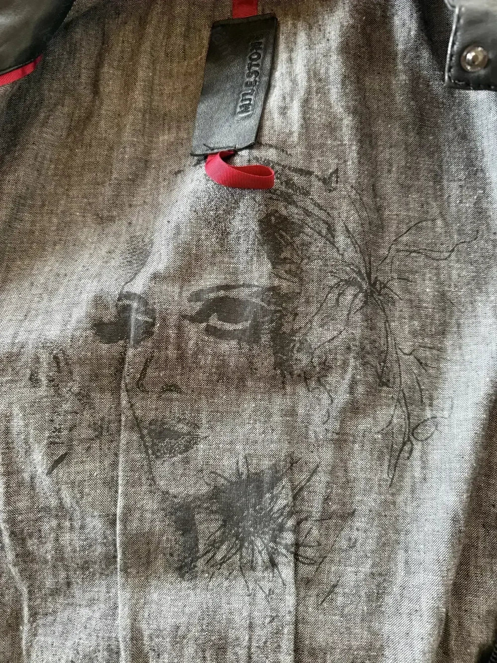 Bikerjacke echt Leder