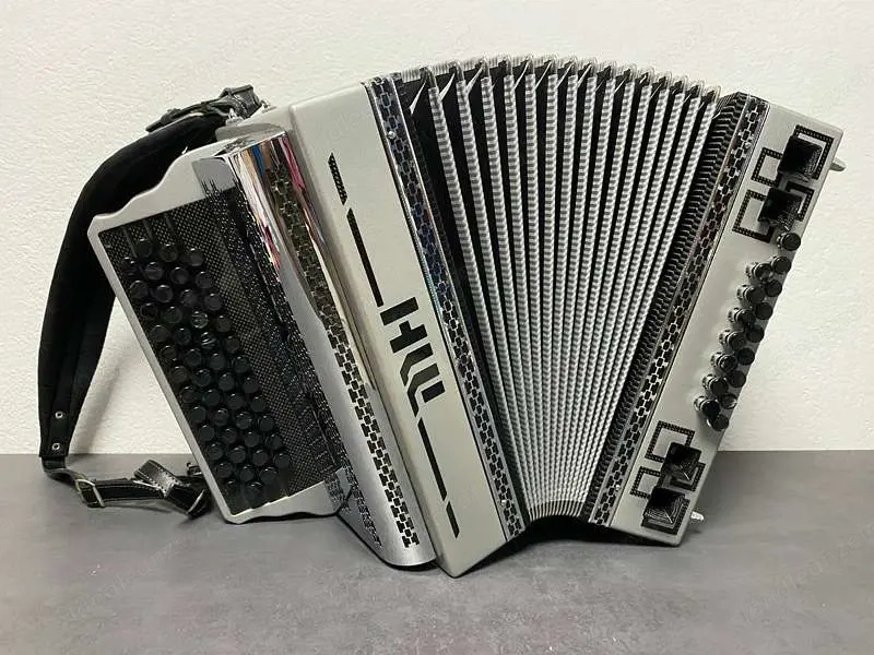 Steirische Harmonika Carbon B Es As Des Neuwertig