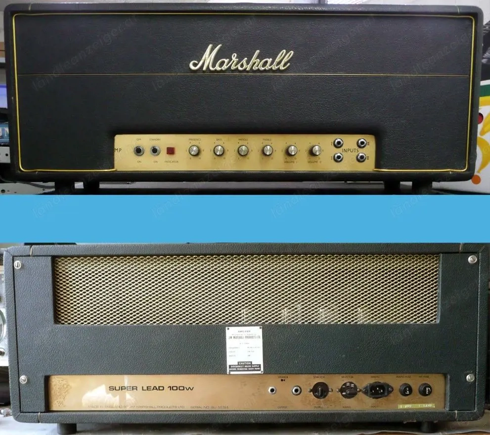 Marshall JMP 1959 Super Lead 100w Röhrenverstärker Gitarrenverstärker Bj. 1967