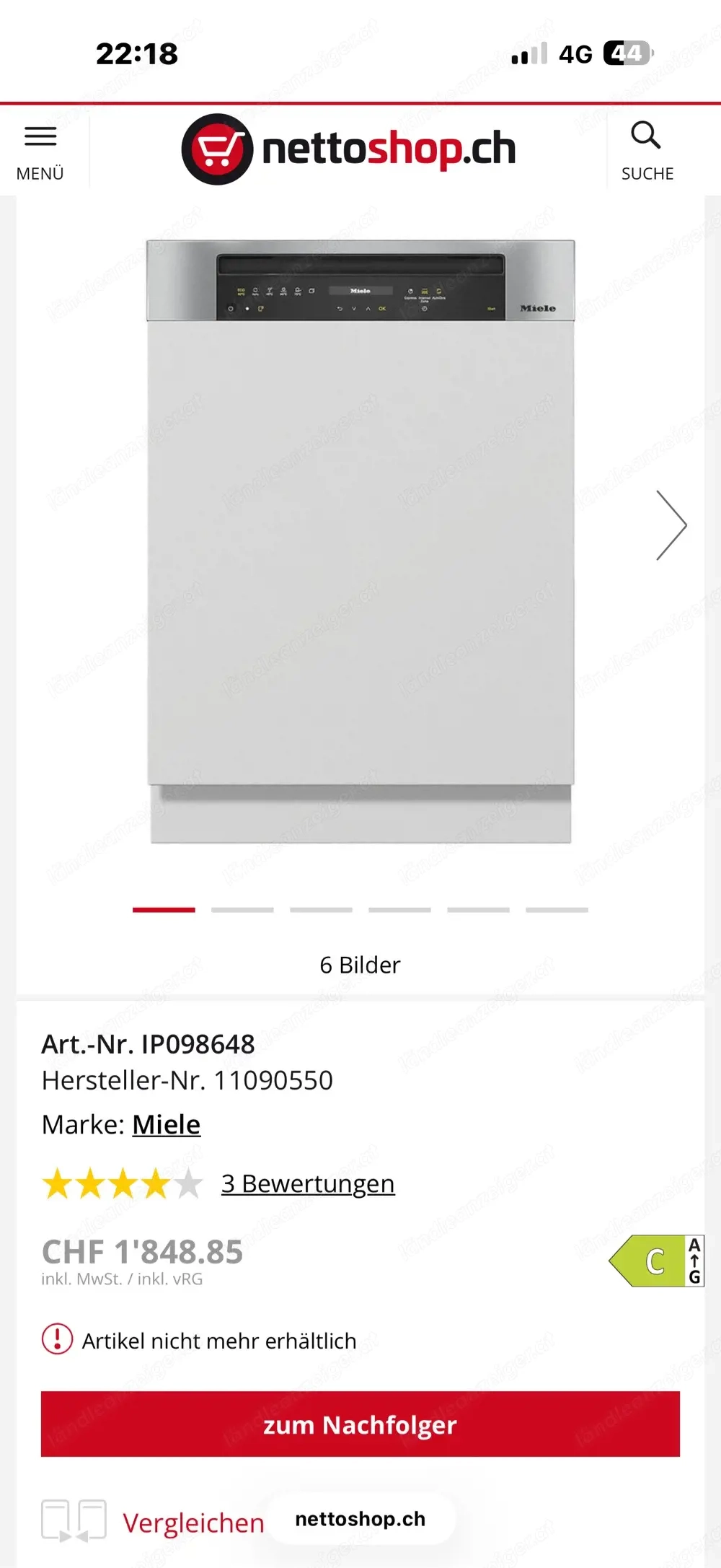 Geschirrspüler Miele auto dos und wifi