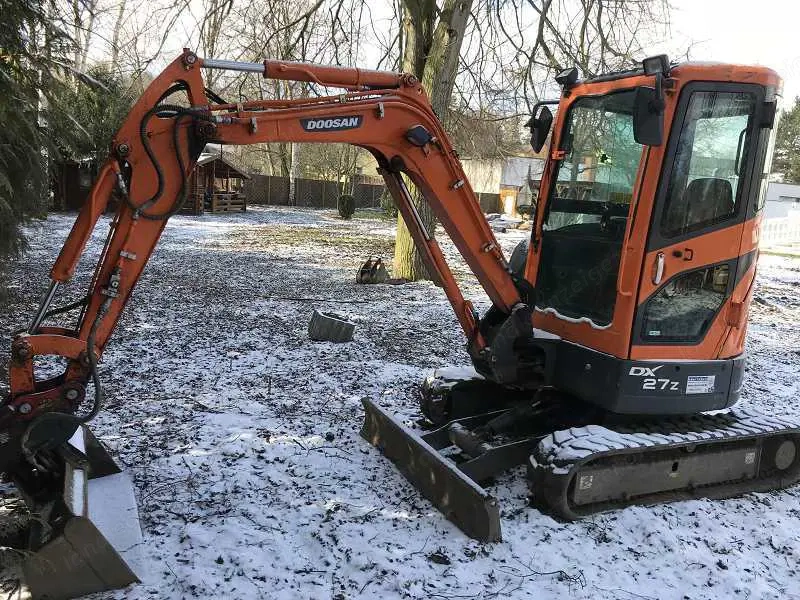 Minibagger Doosan DX 27z, Betr.-Std. 1216, Diesel