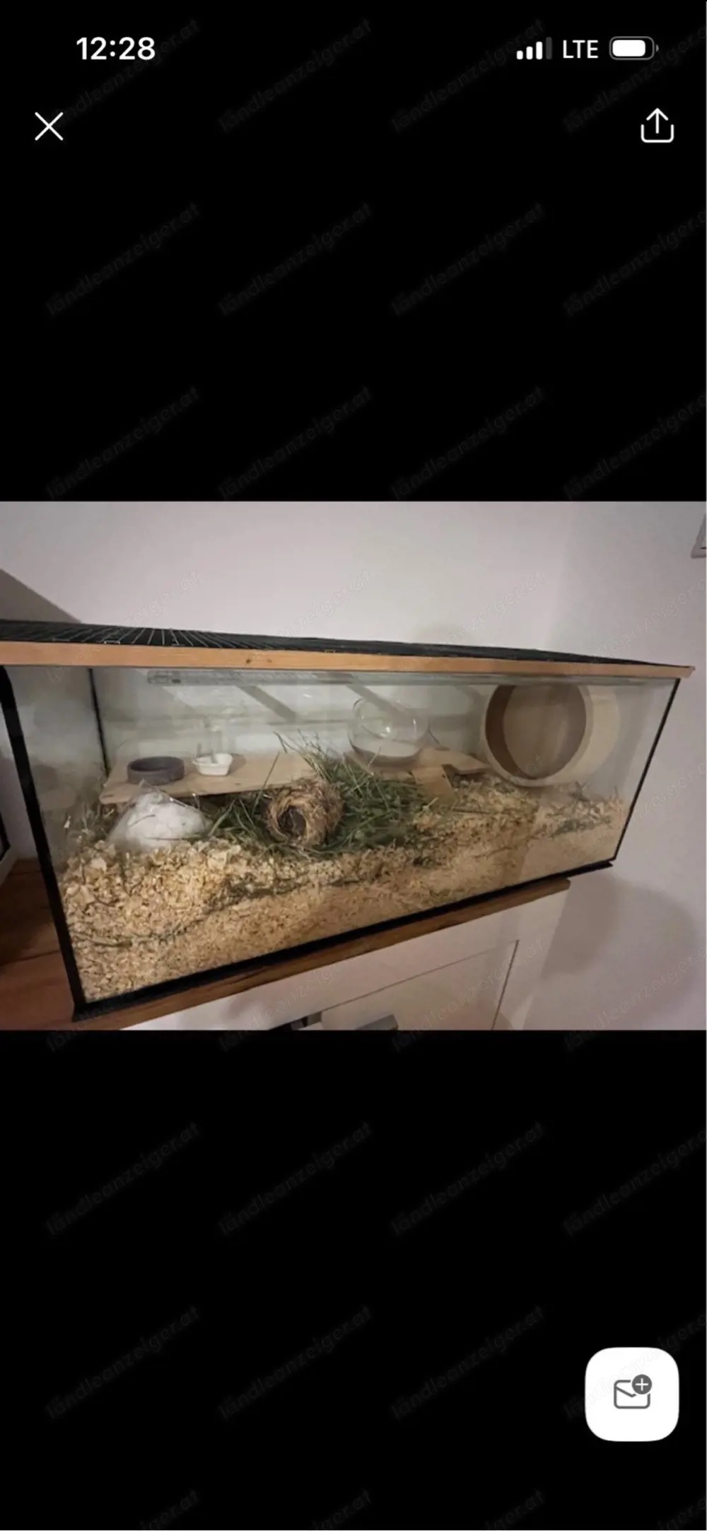 Hamstergehege Aquarium